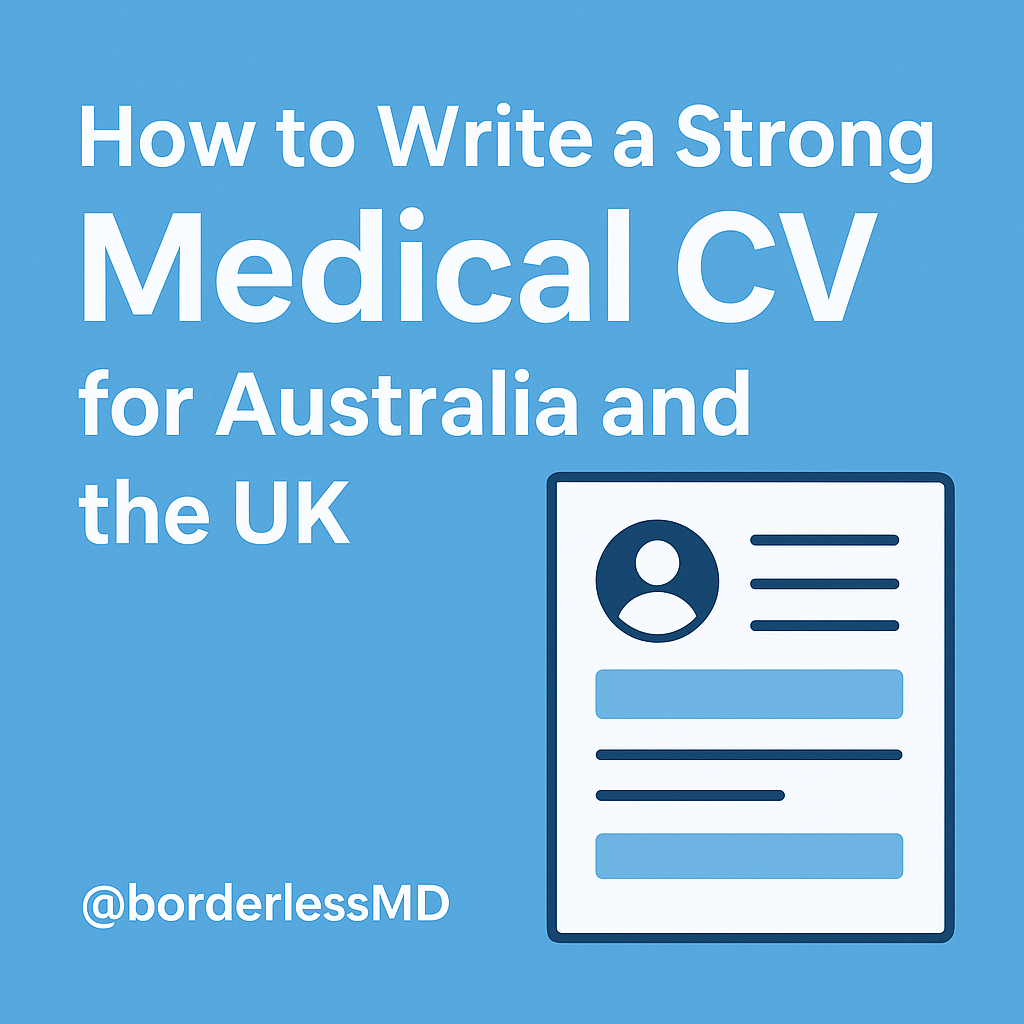 🩺 How to Write a Strong Medical CV for Australia